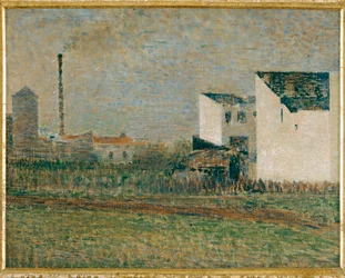 Banlieue (peinture sur toile)