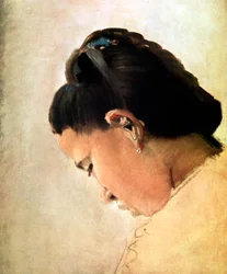 Tête de Jeune Fille, fin du 19ème siècle, 1929