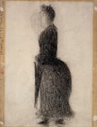 Femme au parapluie
