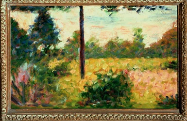 Bois à Barbizon (huile sur toile)