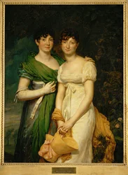 Mesdemoiselles Molien, nieces du Comte Molien, ministre du tresor de Napoleon I …