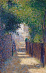 Rue St. Vincent au printemps, vers 1884