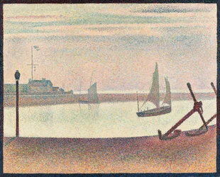 La Manche à Gravelines, en soirée