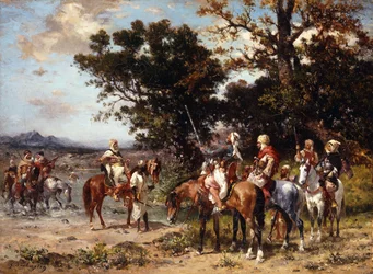Le départ pour la chasse