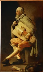 Joueur de vielle, début des années 1630 (peinture sur toile)