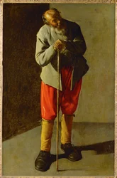 Vieil homme (peinture sur toile)