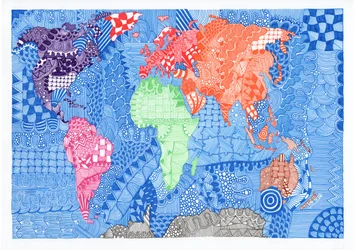 Carte du monde, 2015
