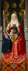 Le retable de Sainte Anne : Sainte Anne avec la Vierge et l