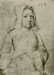 Jeune femme, fin 15ème-début 16ème siècle, 1908