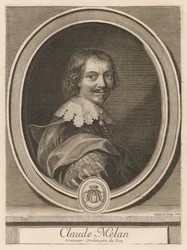 Claude Melan, from the book Les hommes illustres . . . , vol. II, by Charles Perrault