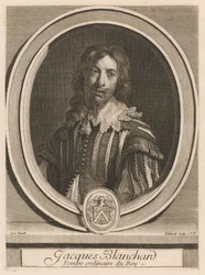Jacques Blanchard, du livre Les hommes illustres ..., vol. II, par Charles Perrault