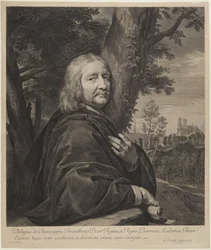 Autoportrait de Philippe de Champaigne     (Robert-Dumesnil VII, 239, n° 164, état II)
