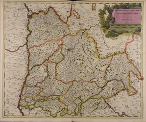 Delphinatus praefectura quae Gallis audit gouvernement de Daufhiné bipartitus in superiorem et inferiorem