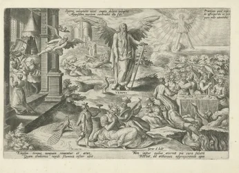 Le Temps au milieu des gens paresseux Sperne uoluptates nocet empta dolore uoluptas Moraliserende allegorieën op de tijd