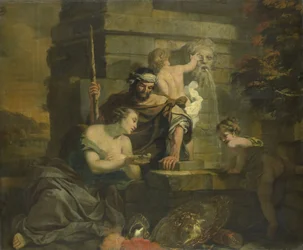 Granida et Daiphilo, vers 1665-1668 (huile sur toile)