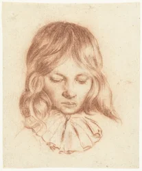 Garçon aux yeux baissés
