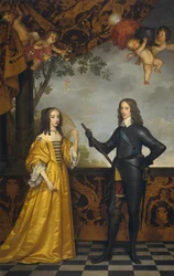 Double-portrait de Guillaume II (1626-1650), Prince d