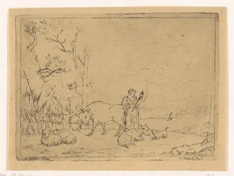 Bergère filant