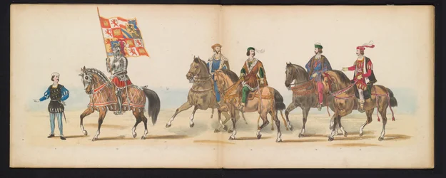 Mascarade des étudiants de Leyde, 1855 (plaque 7)