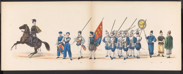 Mascarade des étudiants de Leyde, 1870 (plaque 16)