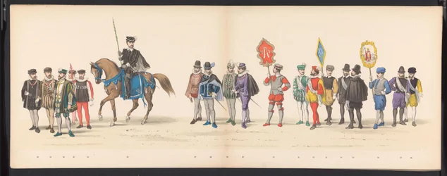 Mascarade des étudiants de Leyde, 1875 (plaque 2)