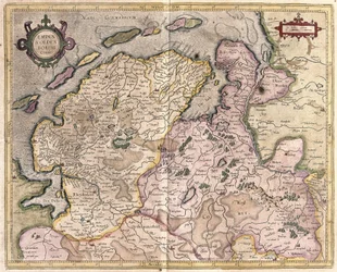 Emden et Oldenburg, Allemagne (gravure)