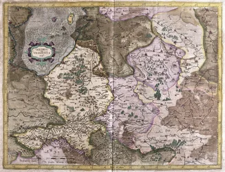 Gueldre et Overijssel, Pays-Bas (gravure)