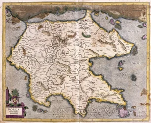 Grèce et Péloponnèse (gravure)