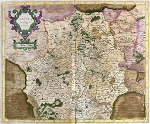 Hessen, Kassel, Allemagne (gravure)
