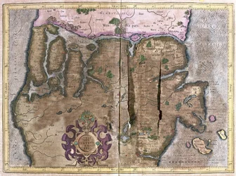 Partie nord du Jutland, Scandinavie (gravure)