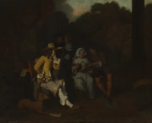 Une fête musicale, début des années 1650