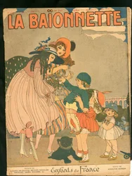 Couverture de "La Baionnette", satirique en couleurs