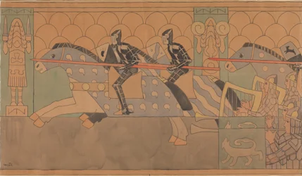 Dessin folklorique, 1895-1898