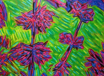 Fleurs imaginaires abstraites, 2021
