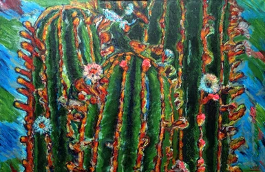 Cactus en fleurs