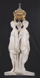 Les Trois Grâces, monument funéraire avec le cœur d