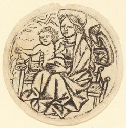 Madonna et Enfant avec une Cloche