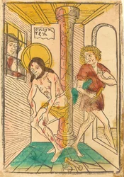 La Flagellation en présence de Marie