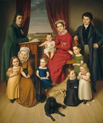 Un artiste et sa famille