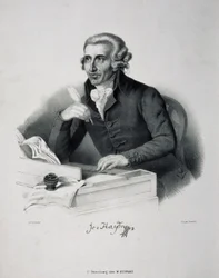 Portrait du compositeur Joseph Haydn 1732-1809