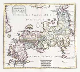 Carte du Japon, 1769