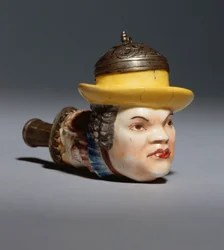 Pipe-portrait de Meissen du bouffon de cour Frohlich, vers 1742