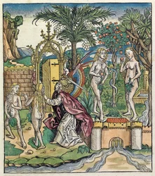 Adam et Ève chassés d