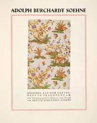 Publicité pour Adolph Burchardt Soehne, extrait de Styl, publié en 1922 (impression sur pochoir)