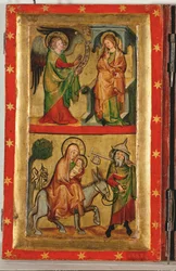 Annonciation et fuite en Egypte, du Clarissinnenaltar ", l