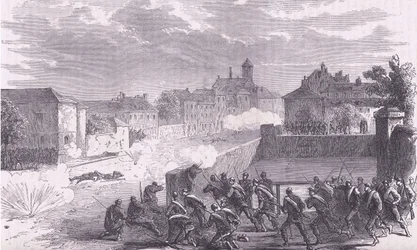 Attaque sur Le Bourget, Histoire de la guerre entre la France et l