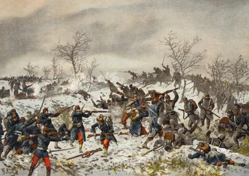 Bataille avant Le Mans-Champagne, guerre franco-prussienne, 11 janvier 1871