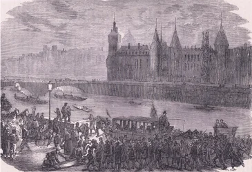 Apportant les blessés, Histoire de la guerre entre la France et l