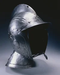 Bourguignotte avec pièces de joue articulées, vers 1540
