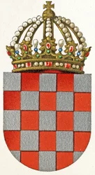 Armoiries de Croatie, vers 1898